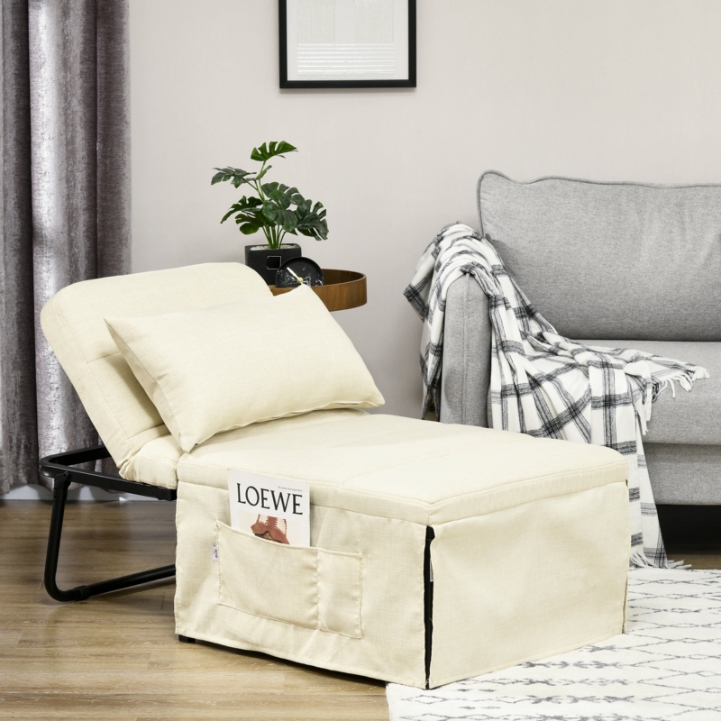 Ladaker 70.75'' Upholstered Cushioned Convertible Sofa