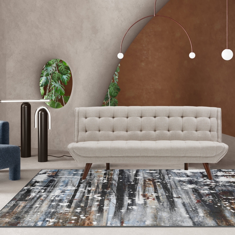 Lahr Twin 73'' Upholstered Convertible Sofa