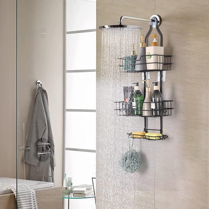 Lainhart Suction Stainless Steel Shower Caddy