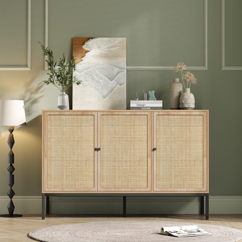 Leclair Natural Rattan 47'' Wide Sideboard