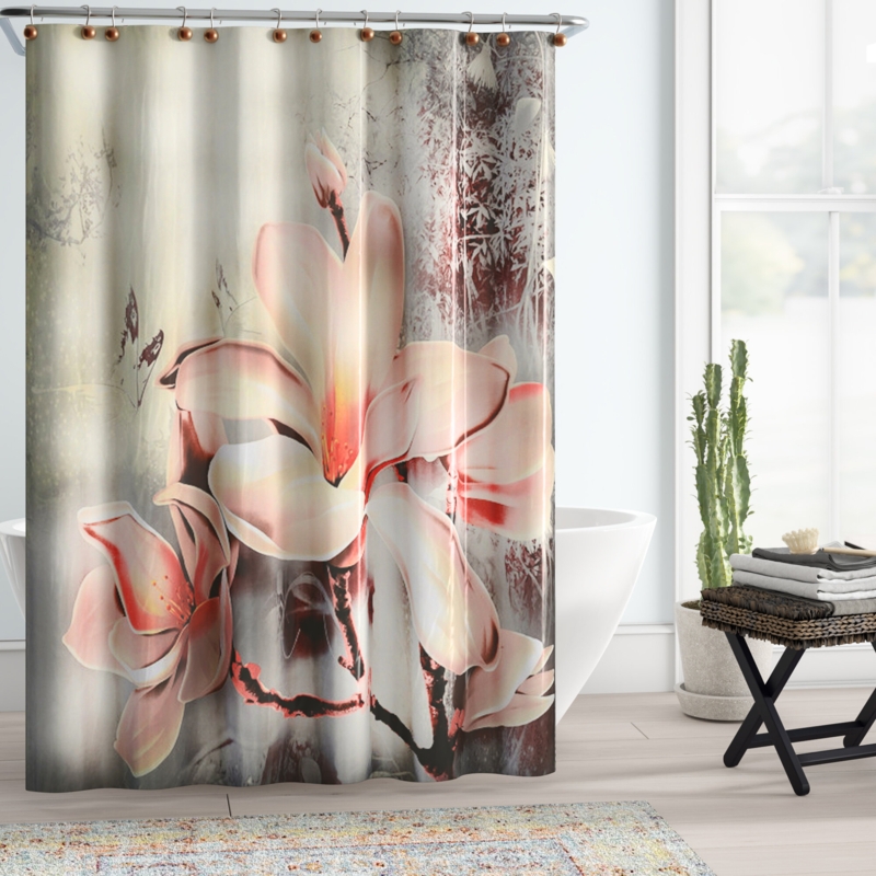 Lyly Floral Shower Curtain