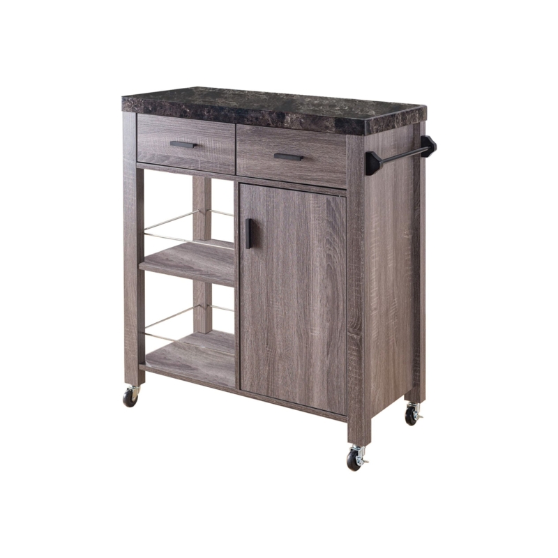 Marble Kitchen Cart
