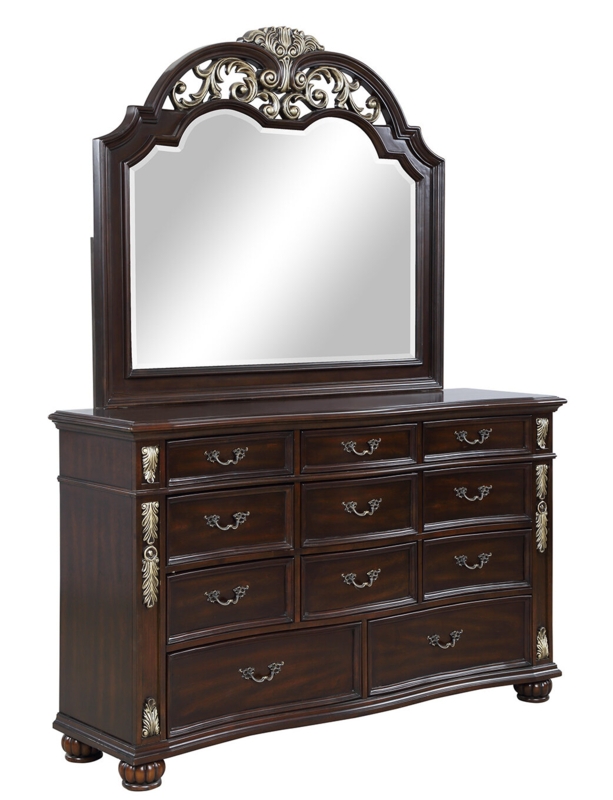 Maximus 11 - Drawer Dresser with Mirror