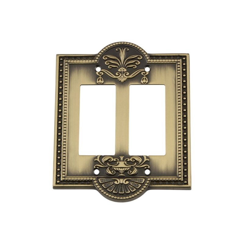 Meadows 2-Gang Rocker Light Switch Wall Plate