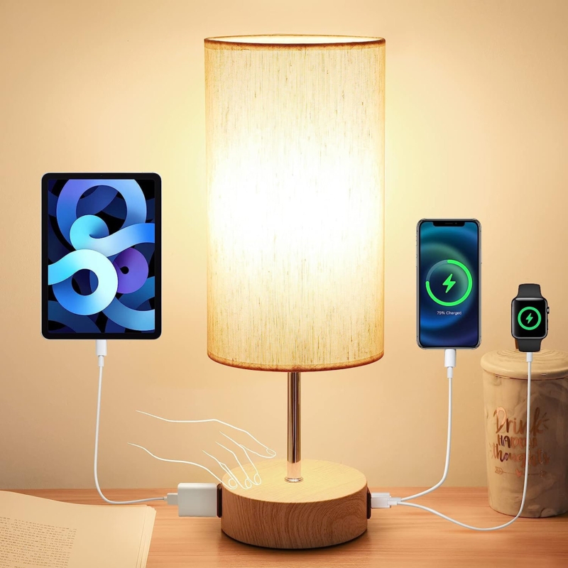 Metal USB Table Lamp