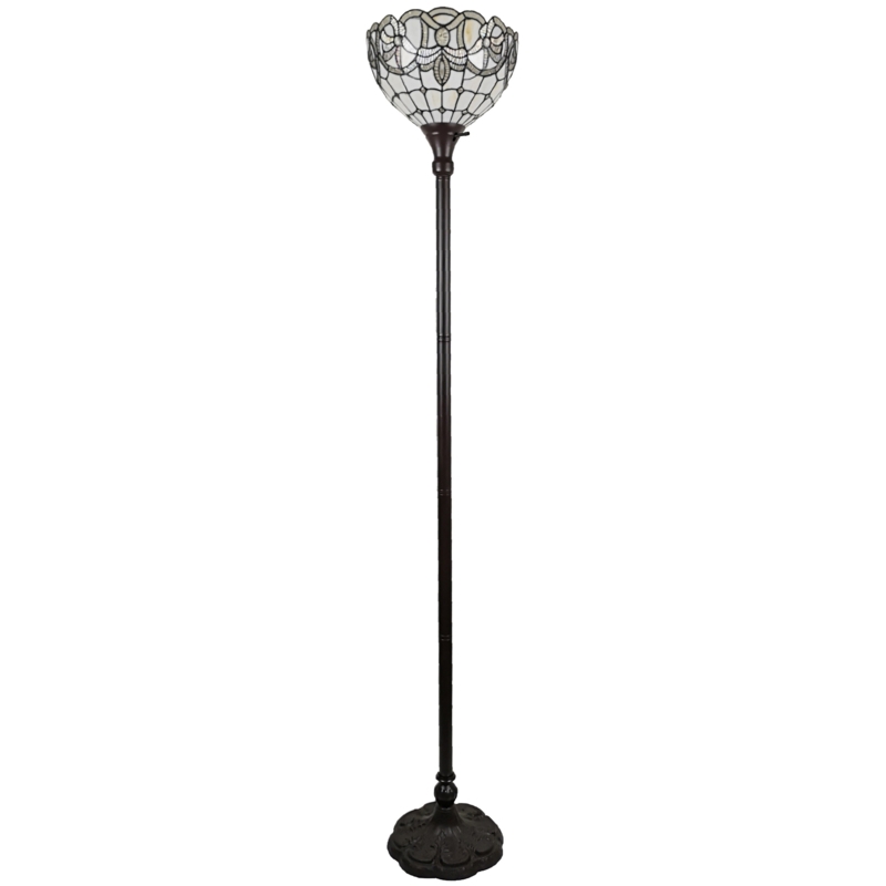 Michal 71'' Bronze Torchiere Floor Lamp
