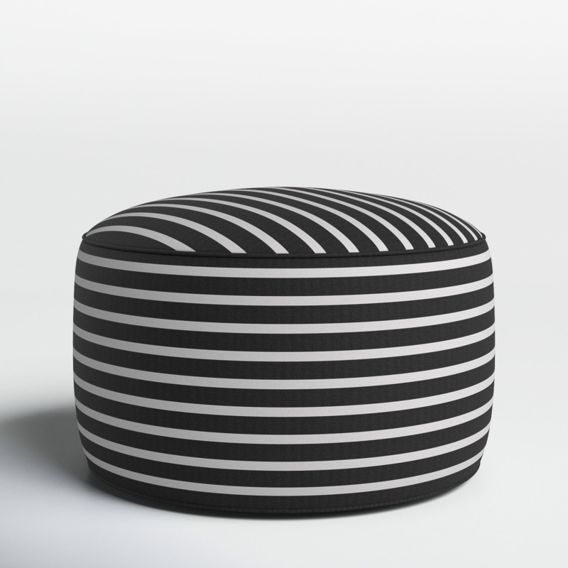 Moseley Outdoor Ottoman with Sunbrella Cushion