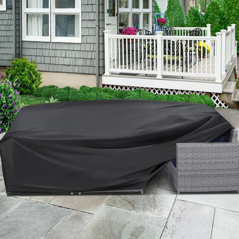 Mykhi 600D Large Water Resistant Patio Furniture for 12-14 Seats