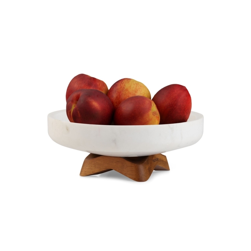 Nambe Chevron Fruit Bowl