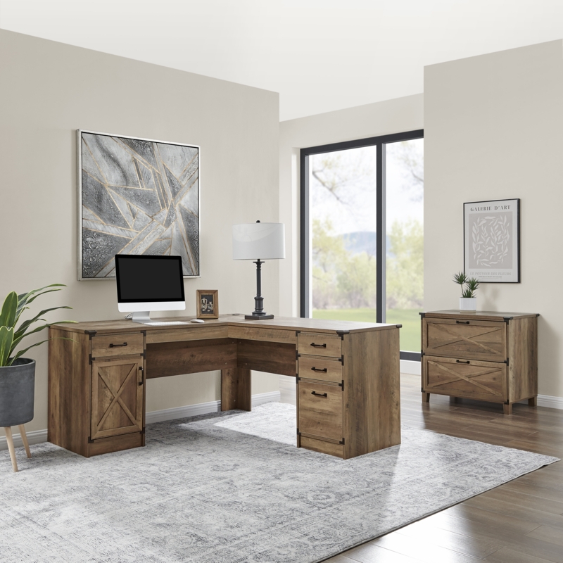 Nguyen 2 L-Shaped Executive Desk Office Set