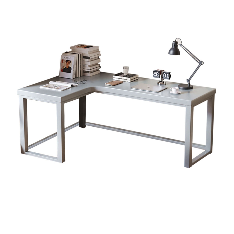 Olette L-Shaped Solid Wood Writing Desk