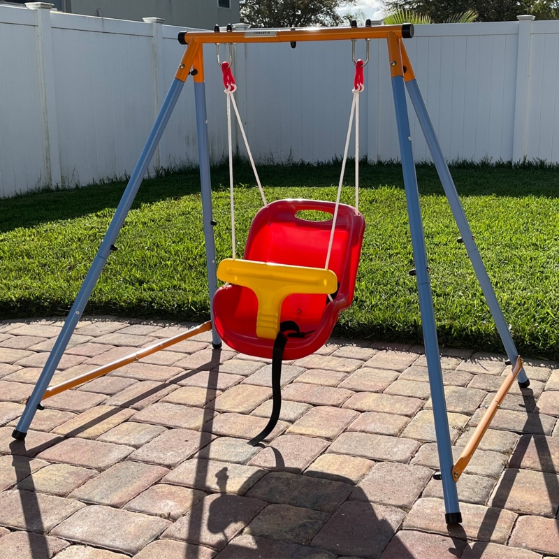 Panarciss Metal Swing Set with 1 Swing(s)
