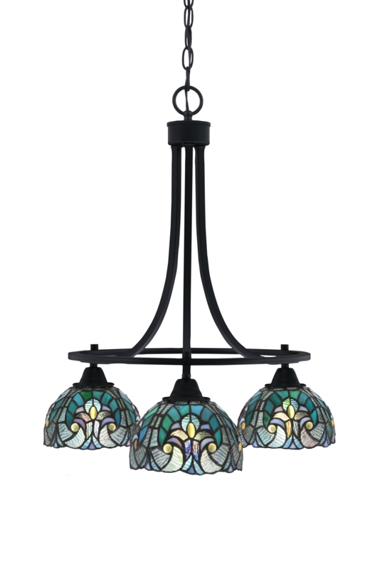 Paramount 3 - Light Dimmable Wagon Wheel Chandelier