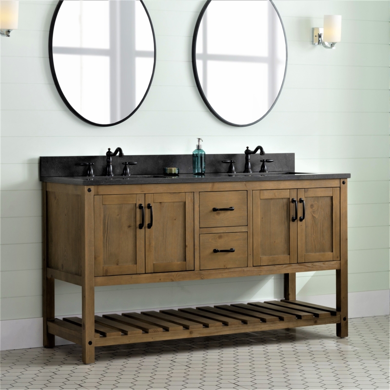 Radstock 60" Double Bathroom Vanity Set