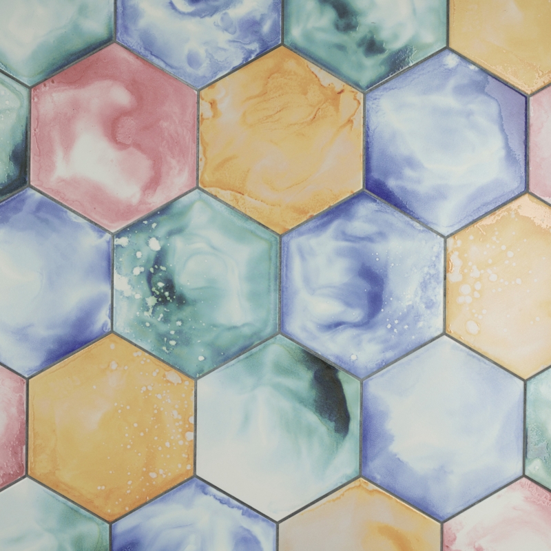 Raktion Hex 9" X 10" Porcelain Floor And Wall Tile