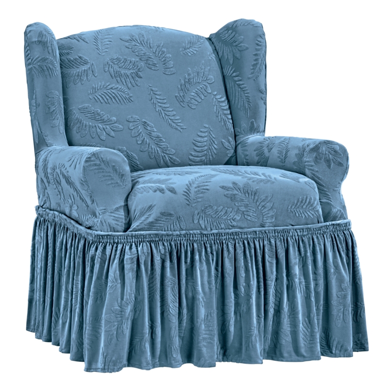Ruffle Border Stretch Furniture Cover