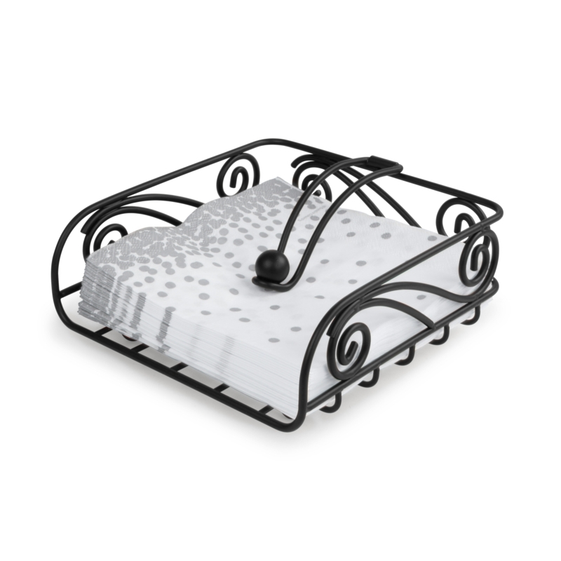 Scroll Metal Napkin Holder