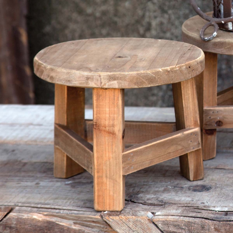 Solid Wood Accent Stool