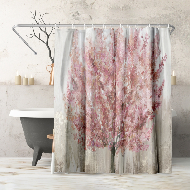 Strayer Botanical Shower Curtain Summer Hydrangea I by PI Creative Art