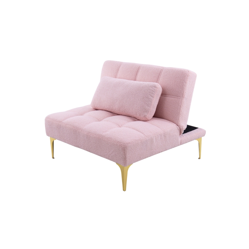 Takena Twin 35.5'' Upholstered Tufted Convertible Sofa