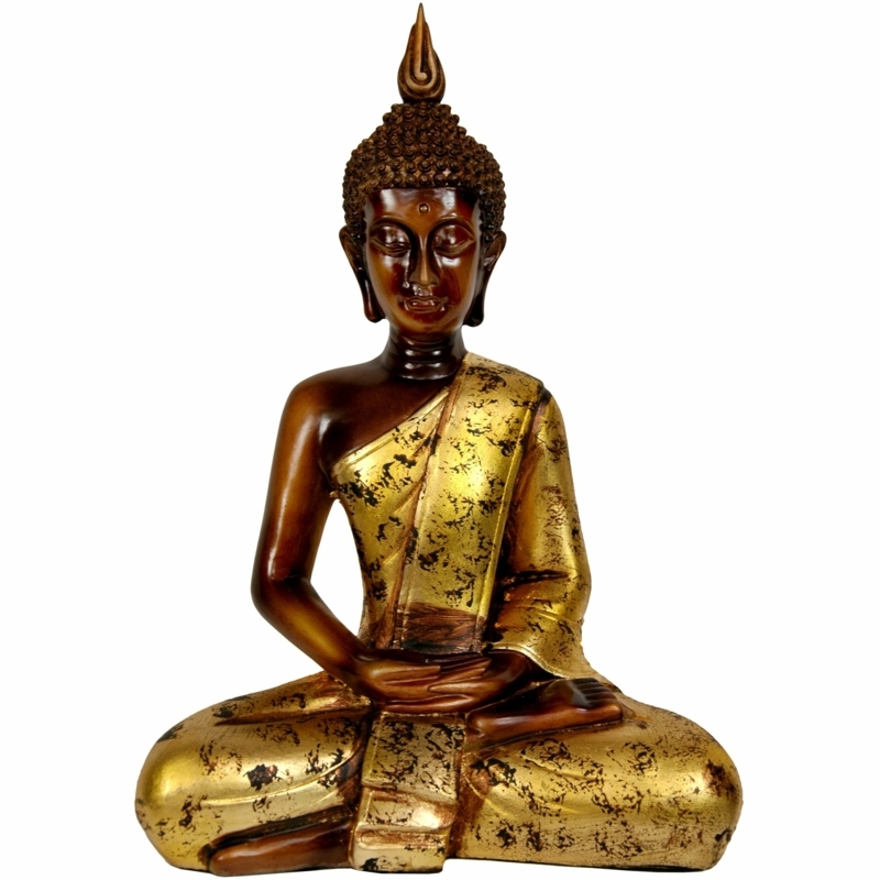 Thai Sitting Buddha Figurine