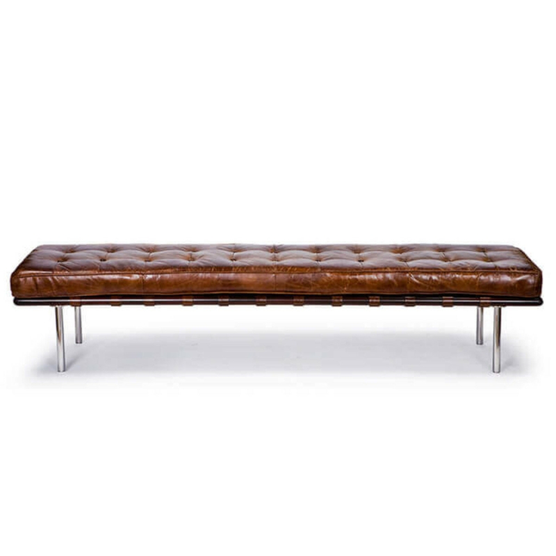 Tufted Gallery Bench