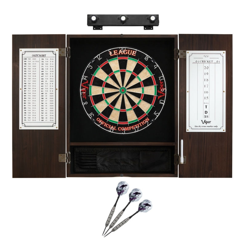 Viper Bristle Dartboard and Cabinet Set with Darts (Wayfair Exclusive)