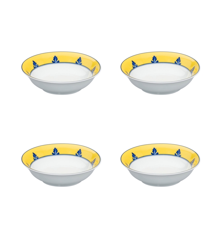Vista Alegre Castelo Branco Porcelain China Fruit Bowl (Set of 4)