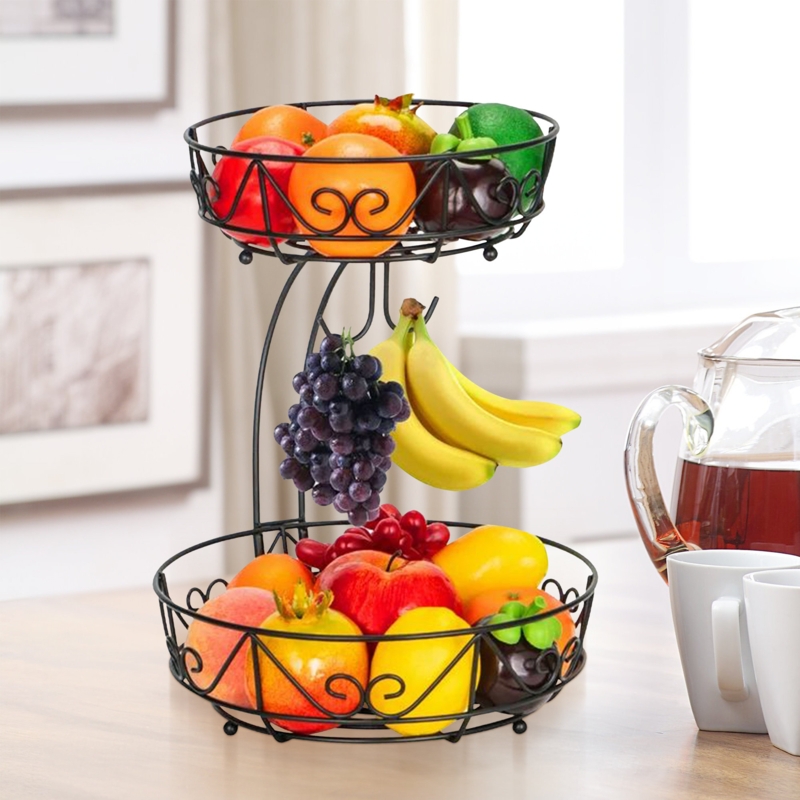 Winston Porter Metal Fruit Bowl