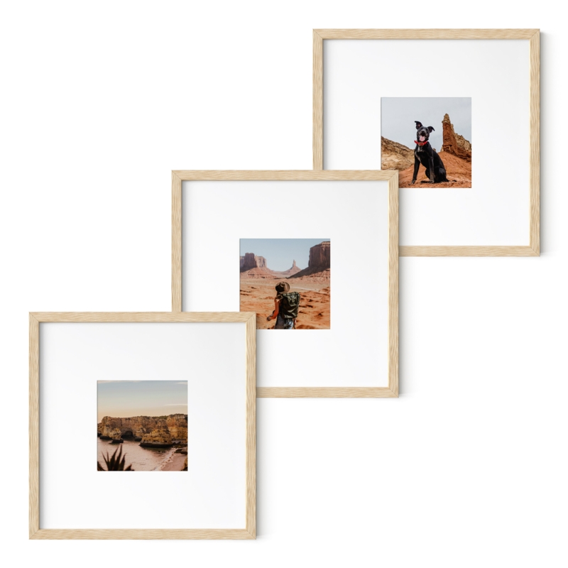  Wood Picture Frame - Set of 3