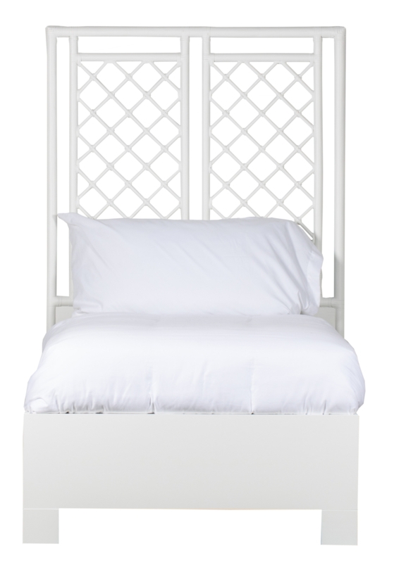 X & Diamond Low Profile Platform Bed