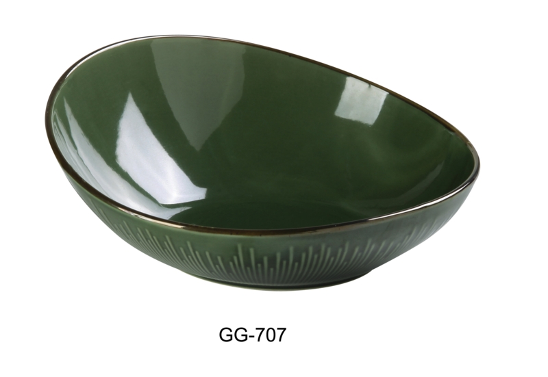 YancoMelamine Porcelain China Fruit Bowl (Set of 12)