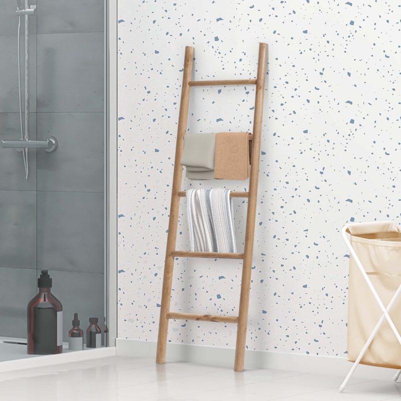 5-Ft Blanket Solid Wood Ladder