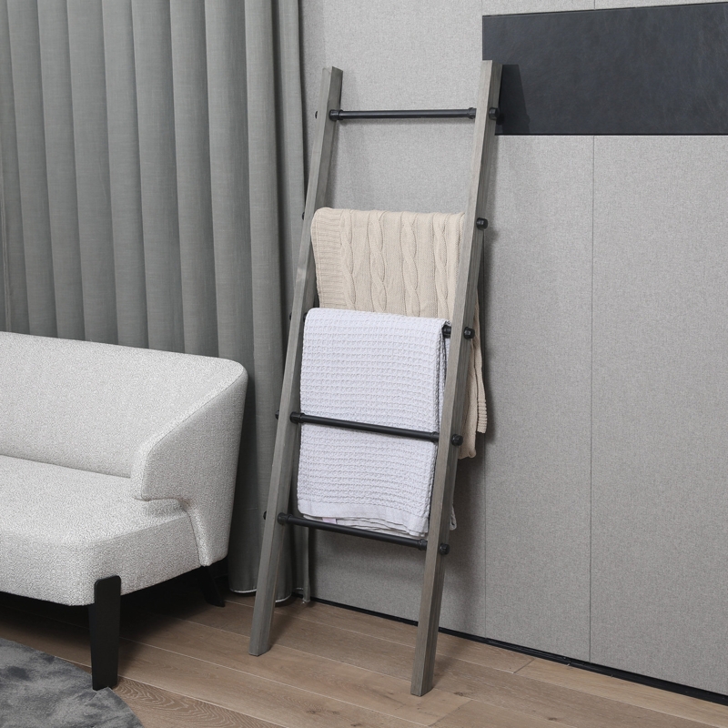 5' Wood Quilt Blanket Ladder