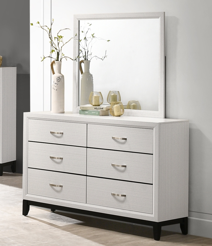 6 - Drawer Dresser with Mirror
