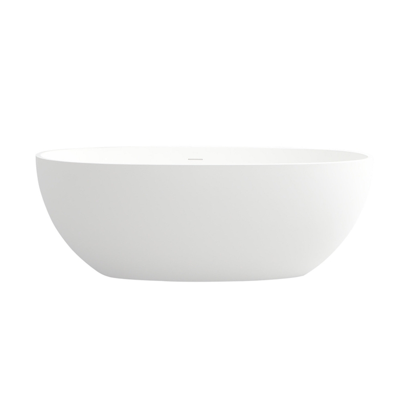 65'' x 30'' Freestanding Soaking Solid Surface Bathtub