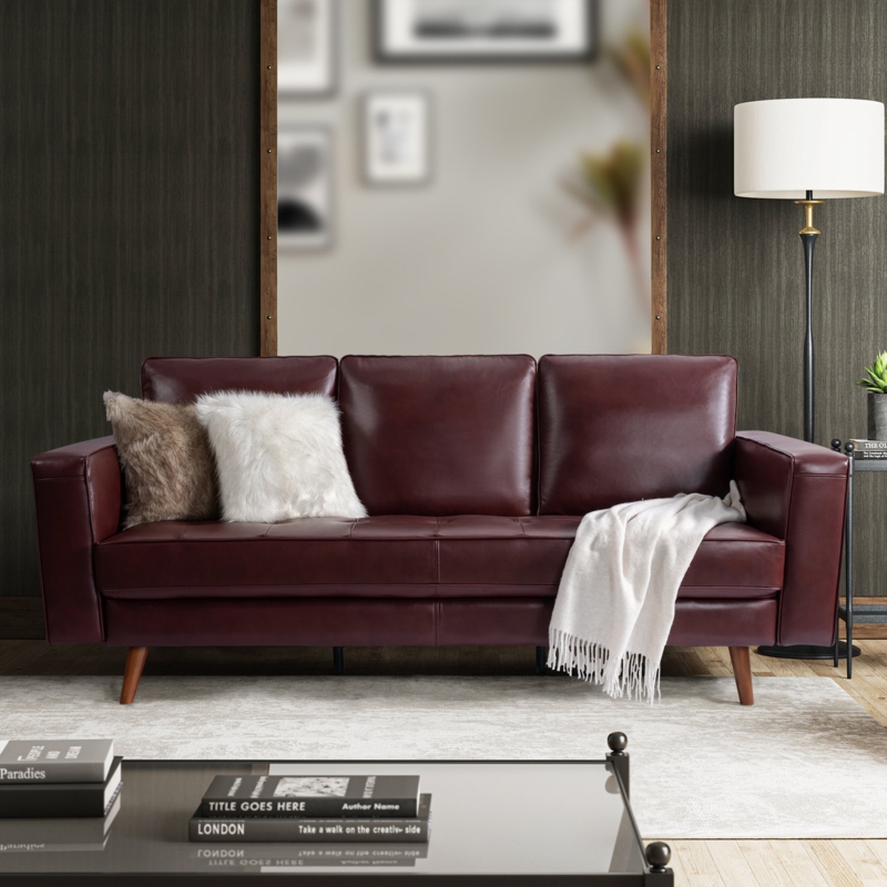 Andretta Genuine Leather Sofa