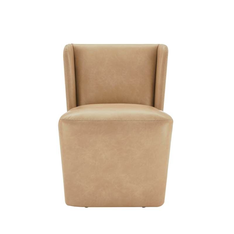 Ardeth Polyester Blend Side Chair With Caster