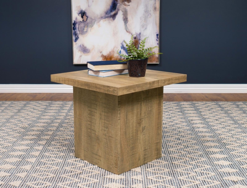 Artevious 21.75'' tall Pedestal End Table