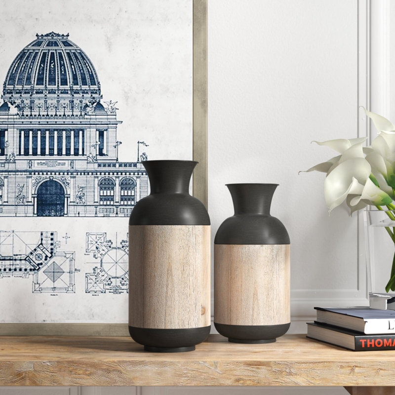 Azaiah Handmade Metal Table Vase