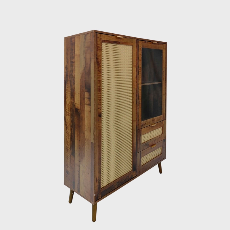 Bahram 39.96'' Sideboard with Bar Hutch
