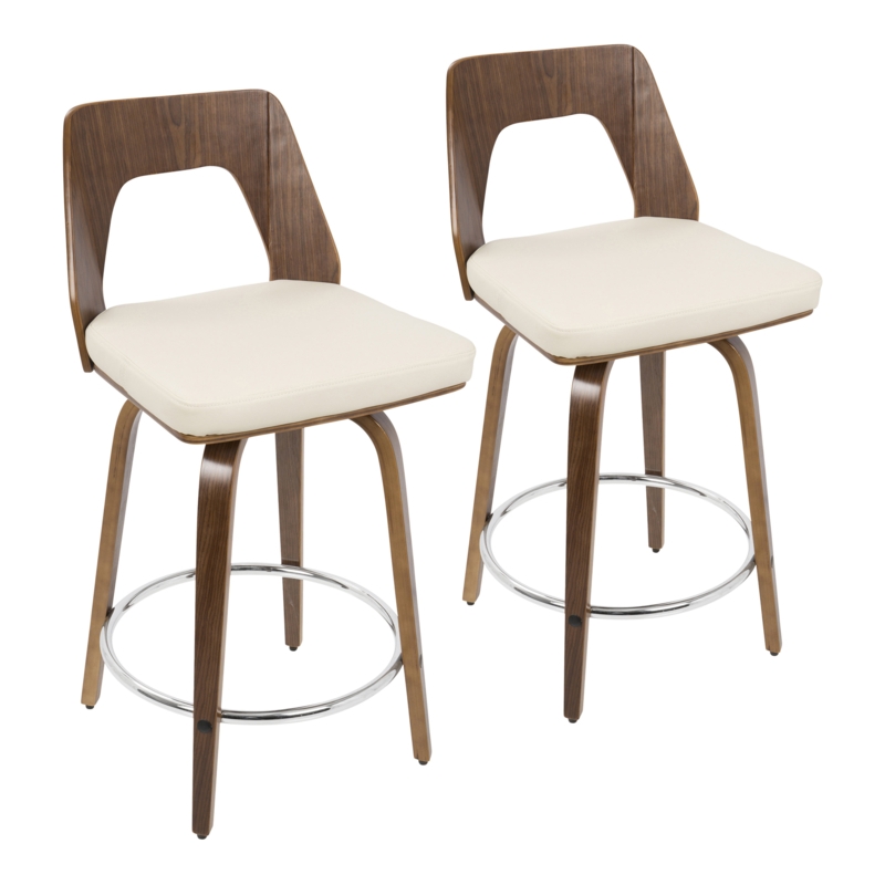 Betuel Swivel 24.25'' Counter Stool (Set of 2)