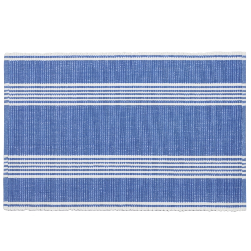 Bistro Cotton Striped Rectangle Placemat