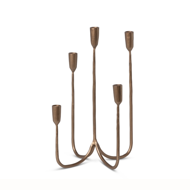 Brass Tabletop Candelabra