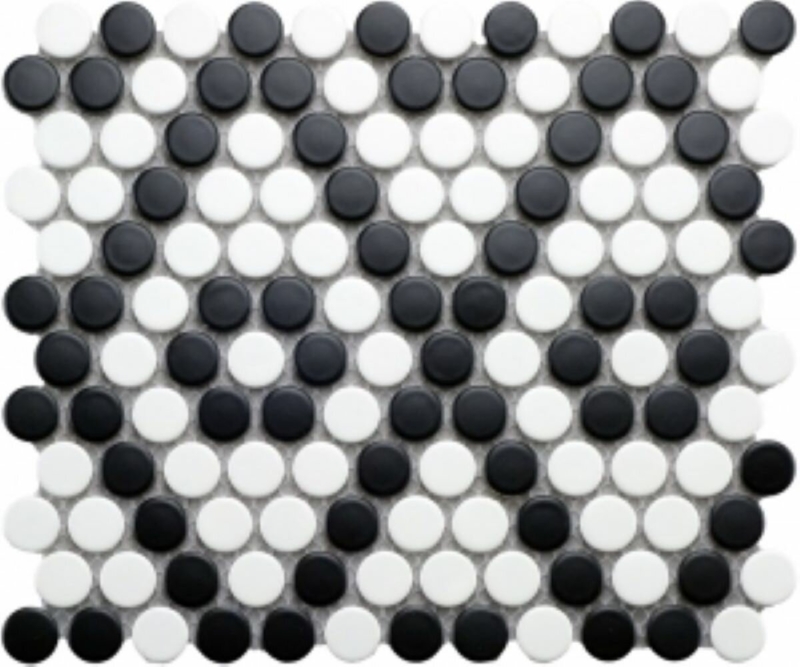 Cascade 9" x 10" Porcelain Mosaic Wall & Floor Tile