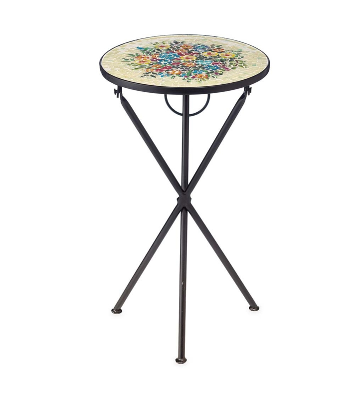 Circular 12'' L x 12'' W Outdoor Side Table