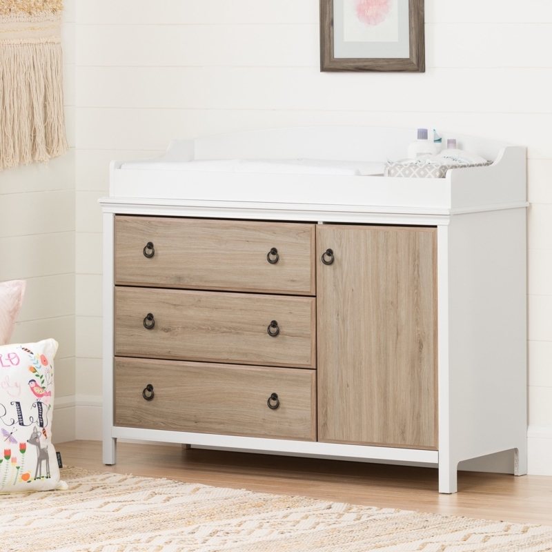 Cotton Candy Changing Table Dresser
