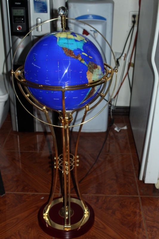 Crystal Floor Globe