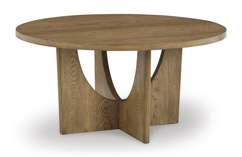 Dakmore 60" Solid Oak Pedestal Dining Table