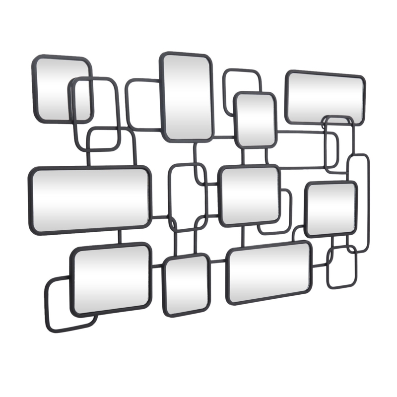 Damya Modern Metal Wall Mirror
